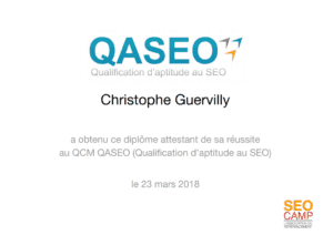 Certification QASEO QASEO