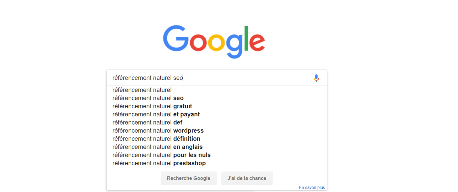 Référencement Google