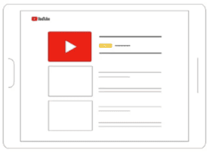 Annonce in-feed Youtube Ads
